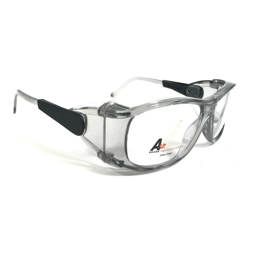 Hilco A2 High Impact Eyewear Safety Eyeglasses Frames SG232 124 Gray 60-14-125